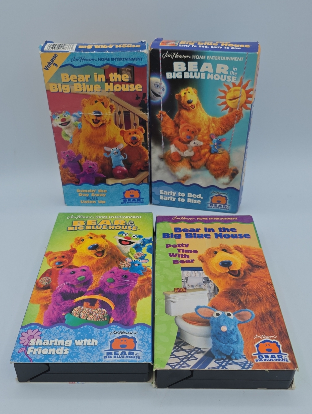 Bear In The Big Blue House VHS Tapes Untested